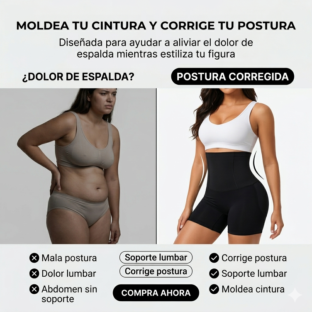 Faja Sculpt&Back “Moldea tu figura, protege tu espalda”      Camiseta + Faja