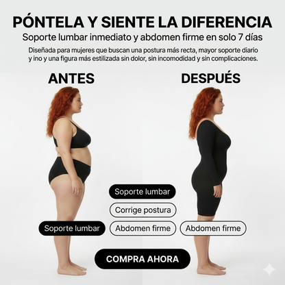 Faja Sculpt&Back “Moldea tu figura, protege tu espalda”      Camiseta + Faja